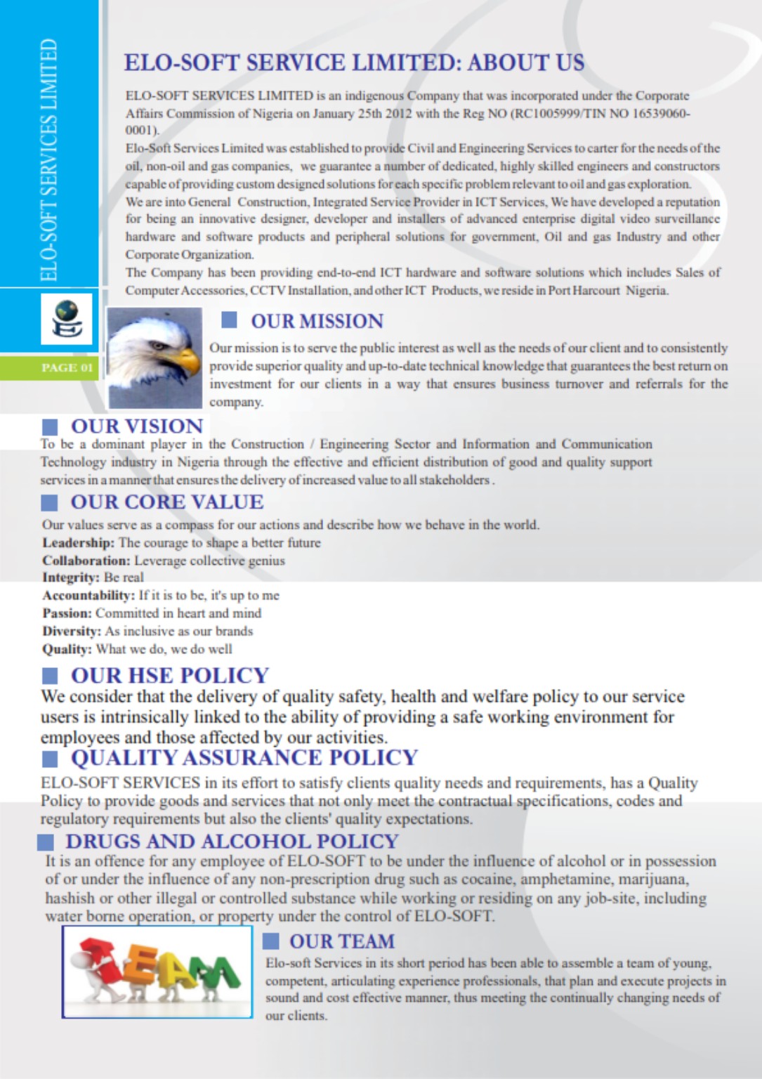 Elo-Soft company profile page 2